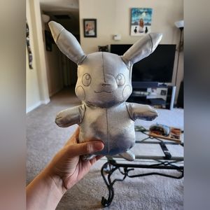 Pikachu Plush Silver